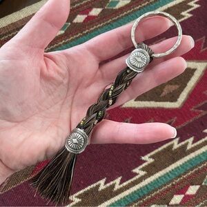 Horsehair braid keychain - ethically made